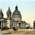 4768.Varsovie.large building in russian street.POSTER.decor Home Office art