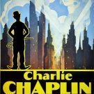 2266.Charlies Chapling City  Lights Art Decor POSTER.Home Graphic Design.