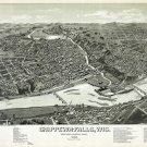2568.Chppewa-Falls, Wis Art Decoration POSTER.Home Wall design.