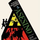 8383.EL asesino.italian film.artistic letter "A".POSTER.movie decor Cuban art