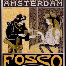 2531.Amsterdam Fosco Advertisement Art Decoration POSTER.Home wall design.