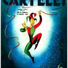 7781.Retro Jester dancing and jumping in air.POSTER.art wall decor