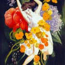 4284.Decoration Poster.Home interior.Room Wall art decor.Cappiello flower girl