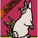9770.El conejito.White rabbit displeased.POSTER.decor Home Office wall art