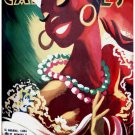 240.Art Decoration POSTER.Graphics to decorate home office.Retro Cuba rumbera