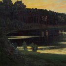 Decoration Poster.Lake Grunewald.Walter Leistikow art painting.Wall Decor.11283