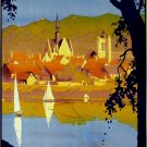 3190.Pont Set Maxence POSTER.French Travel art.Landscape Room Home art decor