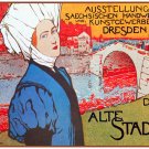 7699.Decorative POSTER.Dresden 1896.Germany.Room art wall decor.Interior design