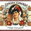 11x14"Poster Decor.Home Room Interior design.Cuban Senora Cubana cigar.10629