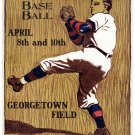 5596.Pennsylvania baseball.georgetown.georgetown field.POSTER.Home Office decor