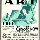 5642.Art appreciation.learn a hobby.neighborhood class.POSTER.Home Office decor