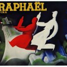 6957.St Raphael.quinquina.red and white waiters.POSTER.art wall decor