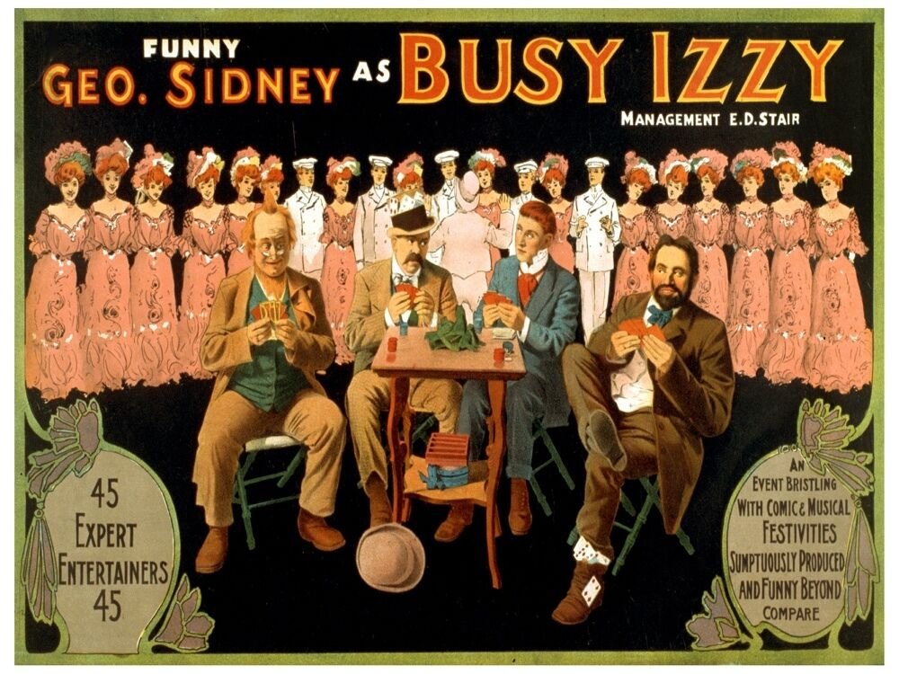 5582.Geo Sidney as bus izzy.management E D stair.POSTER.Home Office decor
