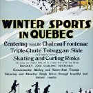 2872.Canada Quebec Winter Sport Ski Travel POSTER.Home Room Wall art decor