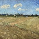 Decoration Poster.Ploughed fields.Van Gogh art painting.Home Room decor.11360