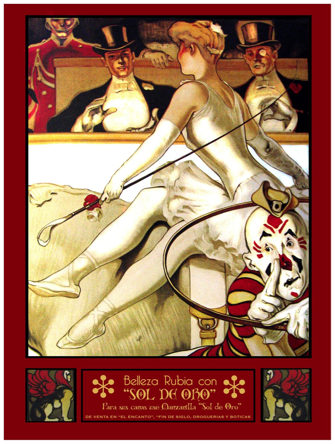 605."Sol de Oro" wall Art Decoration POSTER.Graphics to decorate home office.