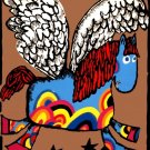 8398.El caballito magico.soviet film.blue horse.POSTER.movie decor Cuban art