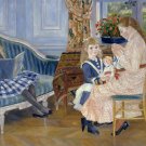 Decoration Poster.Children afternoon at Wargemont.Renoir art painting.11278