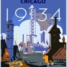 Decoration Poster.Chicago World Fair shop decor.Interior dorm room design.11440