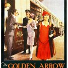 Decoration Poster.Home interior design.Dorm Room Wall.Golden Arrow train.11076