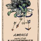 7150.Amores.cuban film.green cupid shooting arrows.POSTER.art wall decor