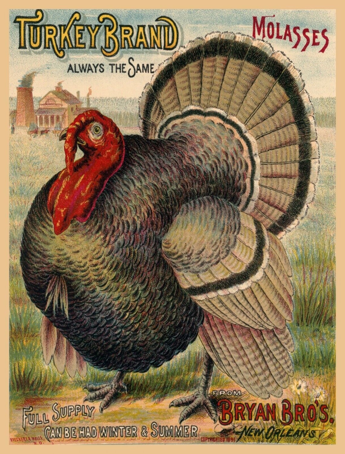 Wall Decor Poster.Home Room interior art design.Turkey brand.1881 Molasses.11644