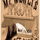 5586.Mr Wehli'sleft hand.right hand playing piano.POSTER.Home Office decor