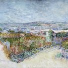 Decoration Poster.Montmartre Mills.Van Gogh art painting.Home Room decor.11357