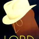 4098.Decoration Poster.Home interior design.Room wall art.Lord fashion hat decor