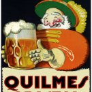159.Art Decor POSTER.Graphics to decorate home office.Quilmes Cristal beer Ad.