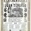 4218.La calavera de don Juan Tenorio.news cliping.POSTER.decor Home Office art 4218.La calavera de don Juan Tenorio.news cliping.POSTER.decor Home Office art
