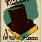 7476.Out of wilderness.lincoln festival.salem state park.POSTER.art wall decor