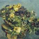 Decoration Poster.Basket of pansies.Van Gogh art painting.Home Room decor.11350