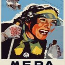 Decoration Poster.Mera Valsesia.Italy travel shop decor.Ski Art design.11431