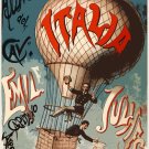 Decoration Poster.Italy Hot air balloon.Travel shop.Dorm Interior design.11396