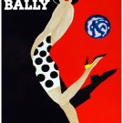 3075.Polka Dress  Girl POSTER.Home Room Wall art decoration in Black an Red
