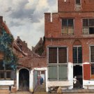 Decoration Poster.The little street by Vermeer art painting.Wall decor.11328