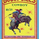 6632.Bobco Bill's cowboy.Boy riding horse.bond bros.& co.POSTER.art wall decor