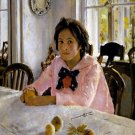 Decoration Poster.Girl with Peaches.Valentin Serov art painting.Room decor.11345