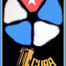 11738.Political Poster decor.Room wall design.Cold War history.Cuban flag art