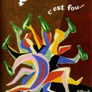 9416.Poster decor.Home room interior design.Colorful celebration.Bottled water