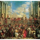 9119.Extended last supper.crowded table.POSTER.decor Home Office art