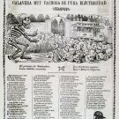 Wall Decor Poster.Home Room art dorm design.Mexican Calavera.Spanish poem.11661