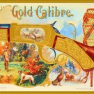 10919.Poster decor.Home interior.Room wall art design.Gold Calibre hunting rifle