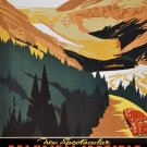 2865.Canada Icefield Lake Louise Travel POSTER.Home Room Office Wall art decor