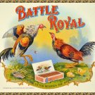 10914.Poster decoration.Home interior.Room wall design.Cockfight.Cigar label art