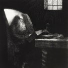 11921.Decoration Poster.Room design.Wall decor.Odilon Redon artwork.The Reader