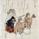 11849.Decoration Poster.Home room interior wall art.Japanese Wise Men decor