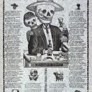 Wall Decor Poster.Home Room art dorm design.Mexican Calavera.Spanish poem.11659