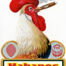 Decoration Poster.Home interior decor.Wall art.Cuban Rooster smokes cigar.11136